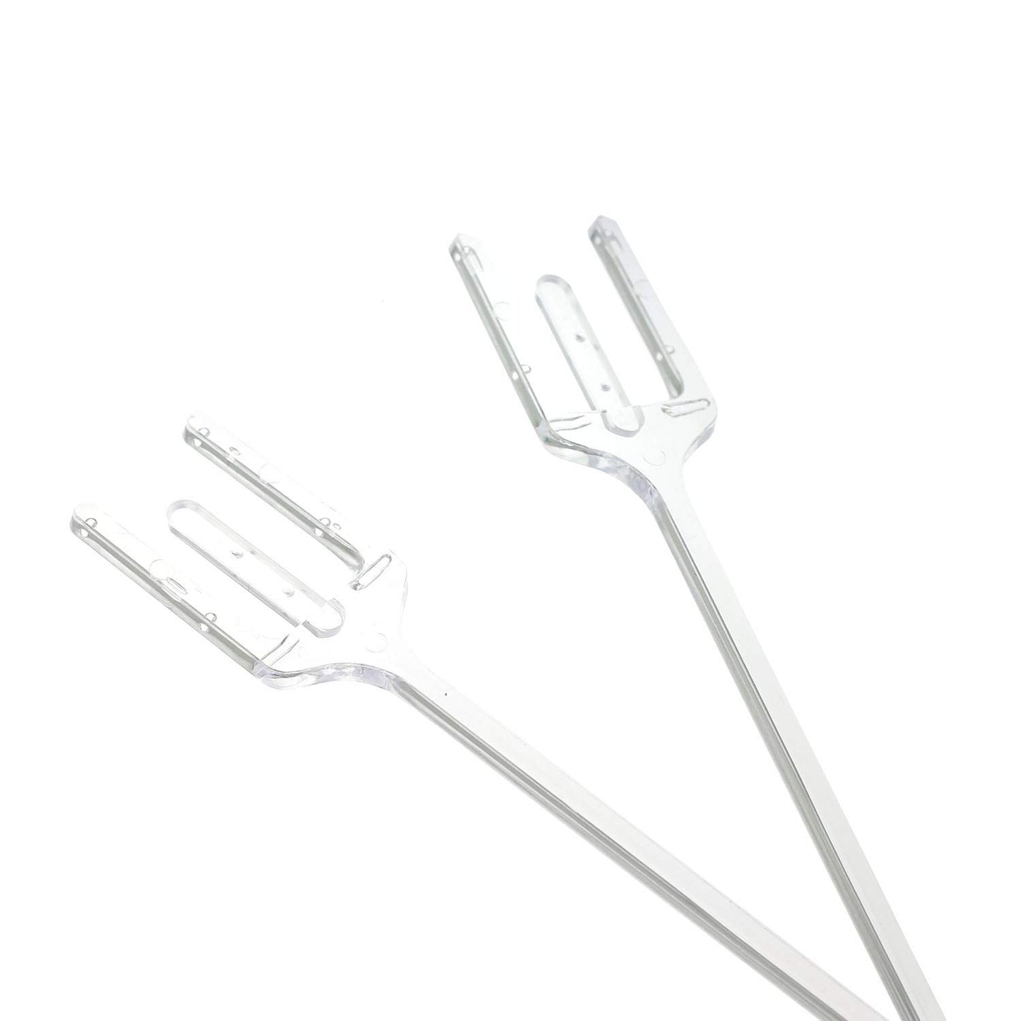 120 Pack 12" Plastic Clear Floral Picks