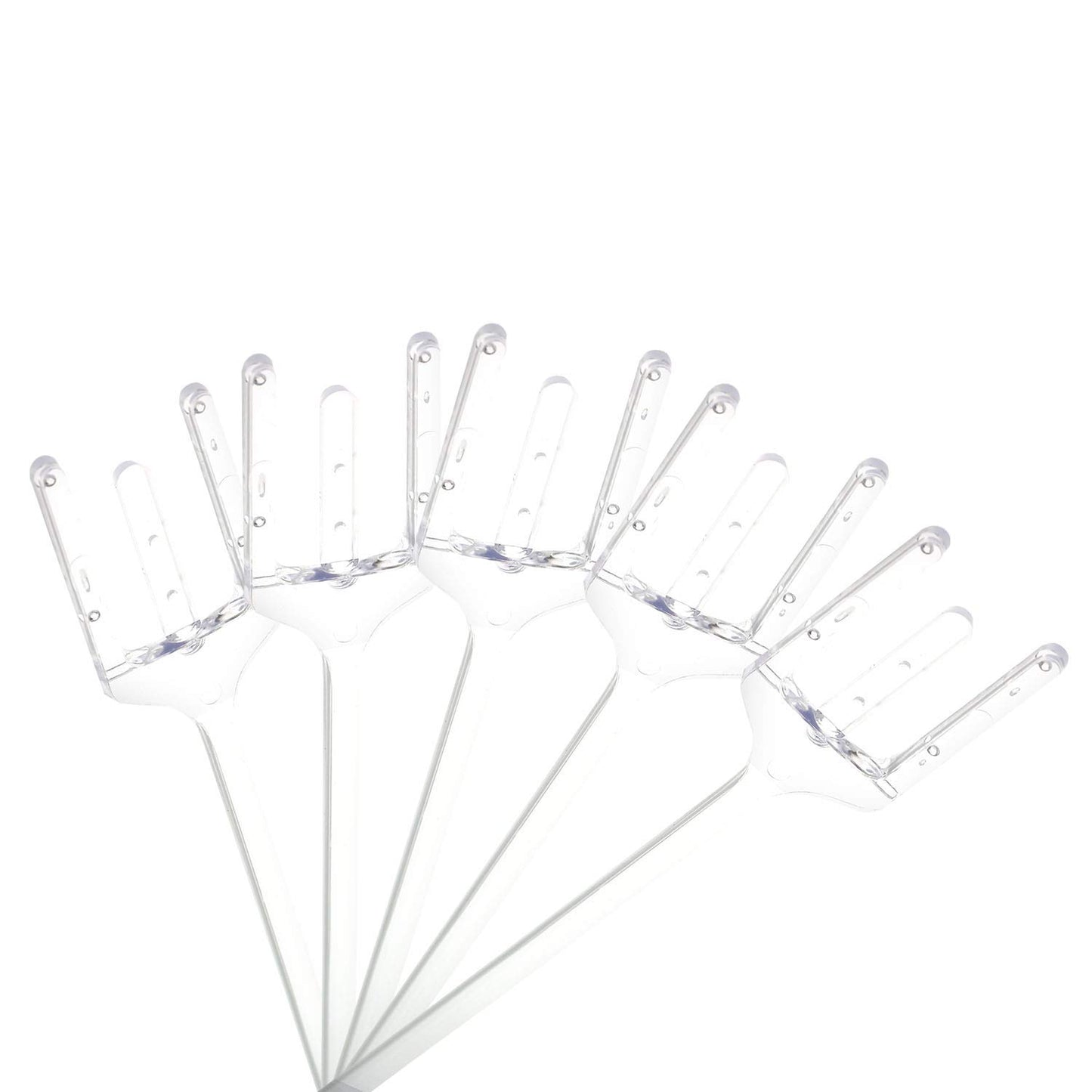 120 Pack 12" Plastic Clear Floral Picks