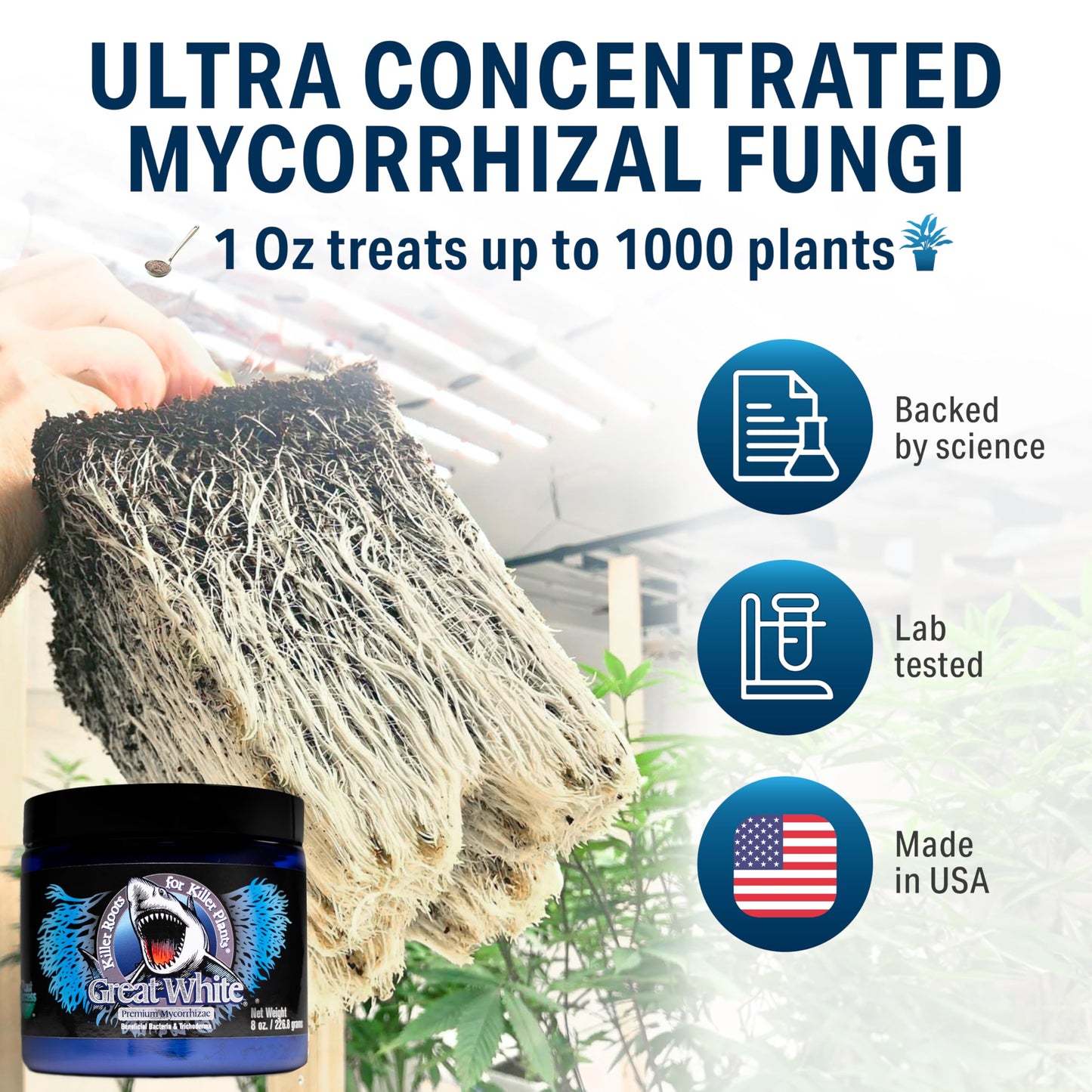 Great White Mycorrhizal Fungi (1 ounce)