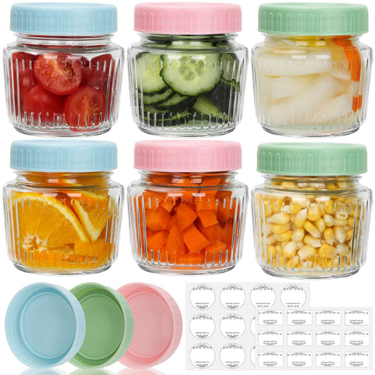 8-Ounce Mason Jars (6 Pack)