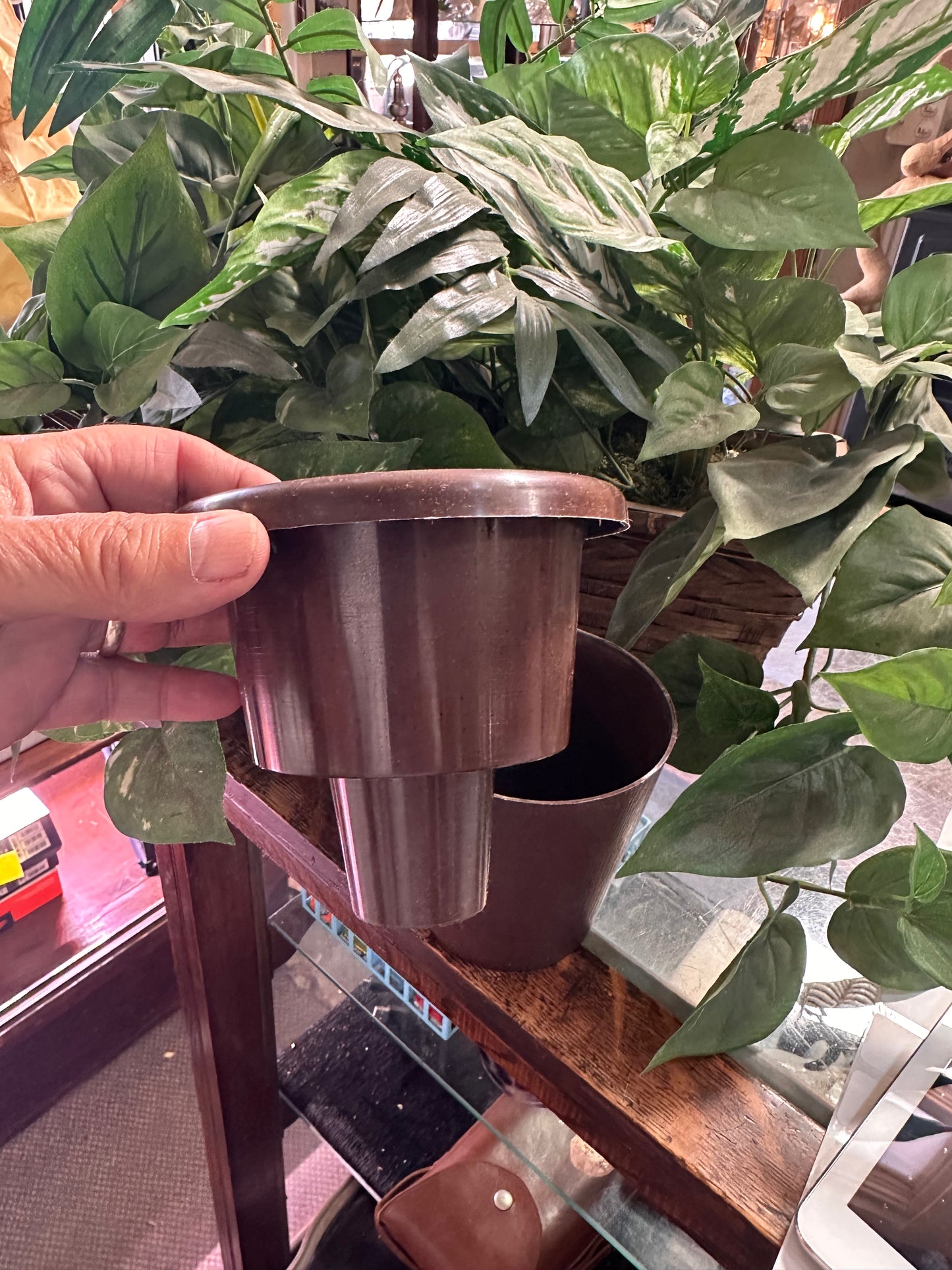 Oyama Self Watering Pot (4")